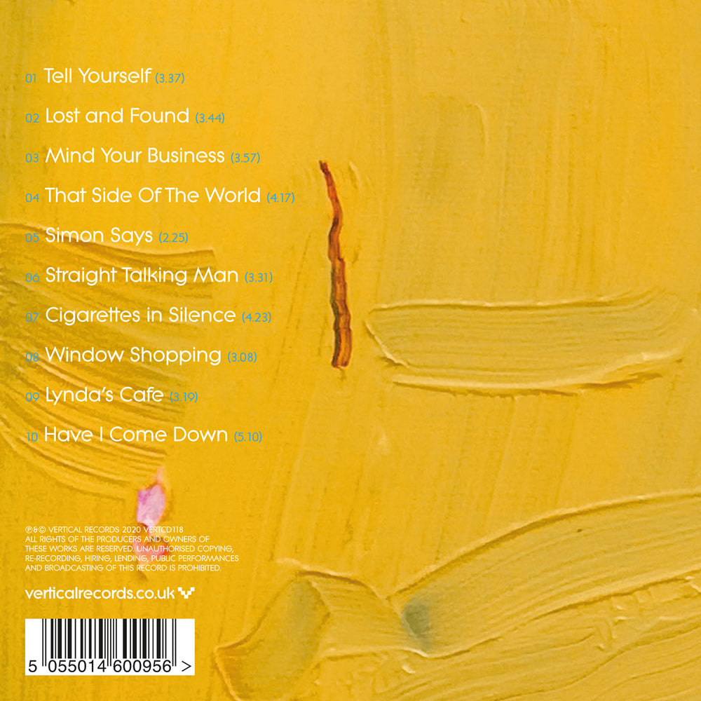 Rear Album Cover for Rory Butler - Window Shopping - VERTCD118 - Music CD
